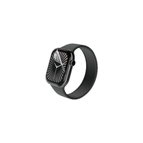 エレコム(ELECOM) AW-24AFLAPKRG アップルウォッチ用 Apple Watch Series 10 46mm対応 衝撃吸収 フィルム 2枚入 全面保護 高透明 傷修復