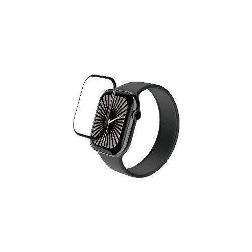 エレコム(ELECOM) AW-24BFLGARR ブラック アップルウォッチ ガラス フィルム Apple Watch Series 10 42mm対応 全面保護 高透明 光反射軽減