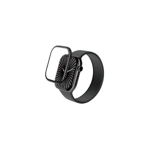 エレコム(ELECOM) AW-24BFLGFALBK(ブラック) アップルウォッチ ガラス フィルム (Apple Watch Series 10 42mm対応) 全面保護 高透明 フレーム付