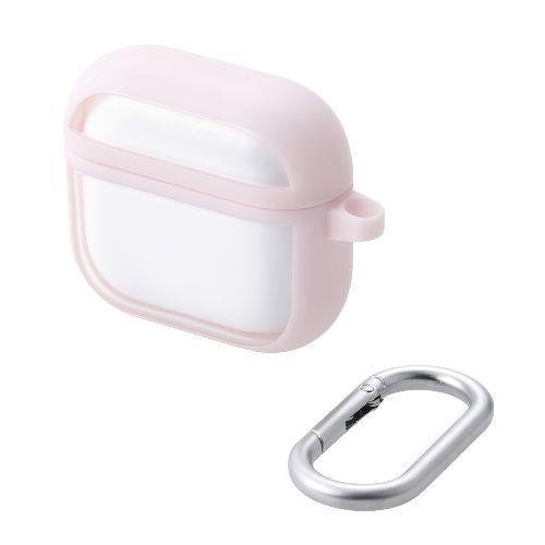 エレコム(ELECOM) AVA-AP06TSLFCPN(ピンク) AirPods 4 ケース 耐衝撃 カバー (ﾜｲﾔﾚｽ/MagSafe充電対応) 衝撃吸収 落下防止 TOUGH SLIM LITE