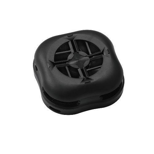 エレコム(ELECOM) P-CLPL02BK(ブラック) スマホクーラー ペルチェ素子 マグネット 冷却ファン USB給電式 最高約-20℃ 冷却 メタルプレート付き