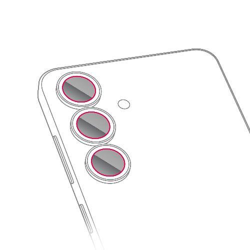 エレコム(ELECOM) PM-G251FLLFG Galaxy S25 SC-51F レンズカバー カメラ保護 フィルム 高透明 抗菌 指紋防止 気泡防止