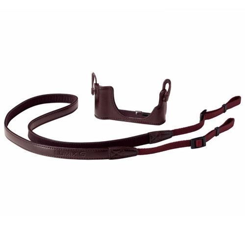 パナソニック(Panasonic) DMW-BCSK8-T ブラウン ボディケース･ストラップキット LUMIX GF10用