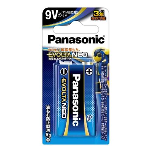 パナソニック(Panasonic) 6LR61NJ/1B アルカリ乾電池9V形（1本入） エボルタネオ