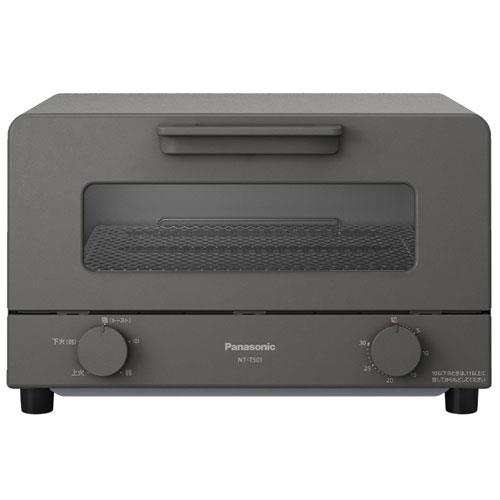 パナソニック(Panasonic) NT-T501-H グレー オーブントースター 1200W 4枚焼き対応