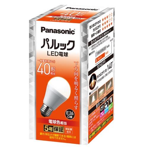 パナソニック(Panasonic) LDA4LHS4 電球色 LED電球 E26口金 40W形相当 485lm