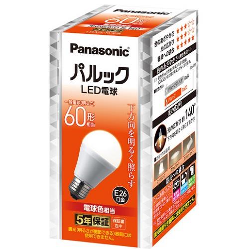 パナソニック(Panasonic) LDA7LHS6 電球色 LED電球 E26口金 60W形相当 810lm