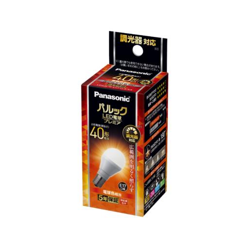 パナソニック(Panasonic) LDA5LGE17DSK4 LED電球 プレミア 電球色 E17口金 40W形相当 440lm
