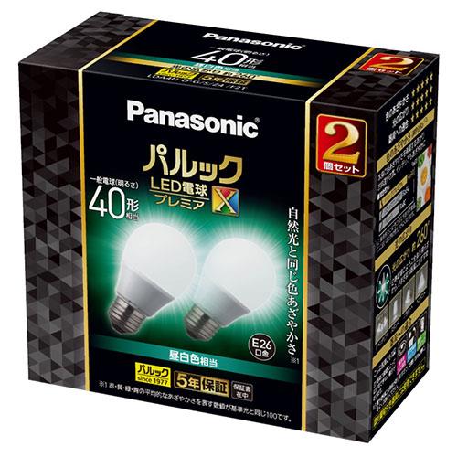 パナソニック(Panasonic) LDA4NDGSZ4F2T LED電球プレミアX2個入 昼白色相当 E26口金 40W形相当 48