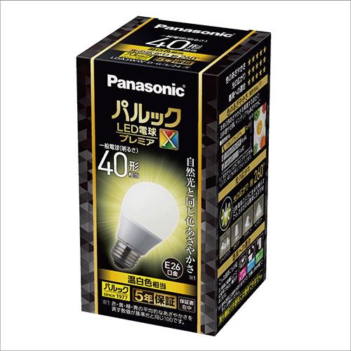 パナソニック(Panasonic) LDA5WWDGSZ4F LED電球 プレミアX 温白色相当 E26口金 40W形相当 485lm
