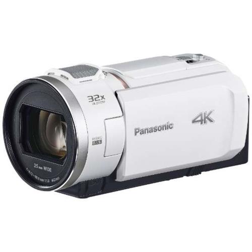 【長期5年保証付】パナソニック(Panasonic) HC-VX3W パールホワイト 4K デジタルビデオカメラ