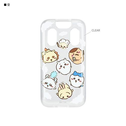 グルマンディーズ(gourmandis) CK-10A 空 ちいかわ docomo キッズケータイ KY-41C対応ソフトケース