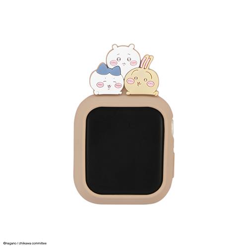 グルマンディーズ(gourmandis) CK-32A(集合) ちいかわ Apple Watch 41/40mm 対応 シリコンケース
