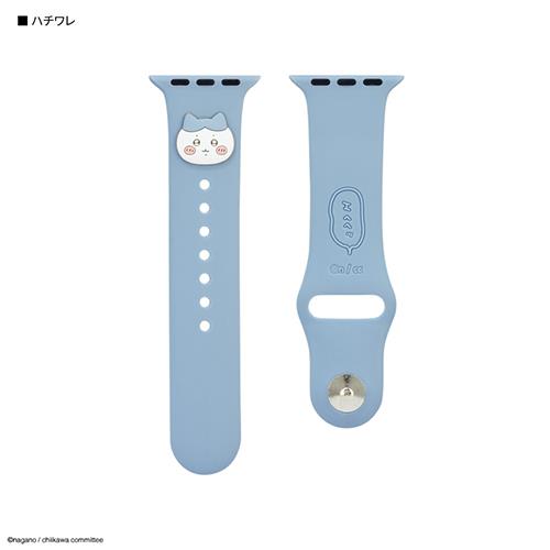 グルマンディーズ(gourmandis) CK-33B(ハチワレ) ちいかわ Apple Watch 41/40/38mm 対応 シリコンバンド