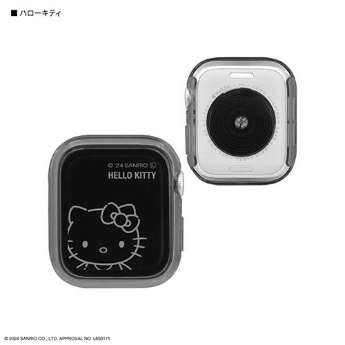 グルマンディーズ(gourmandis) SANG-429KT(ﾊﾛｰｷﾃｨ) ｻﾝﾘｵｷｬﾗｸﾀｰｽﾞ Apple Watch 40mm 対応 ガラスプロテクターケース