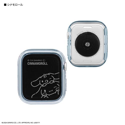 グルマンディーズ(gourmandis) SANG-429CN(ｼﾅﾓﾝﾛｰﾙ) ｻﾝﾘｵｷｬﾗｸﾀｰｽﾞ Apple Watch 40mm 対応 ガラスプロテクターケース