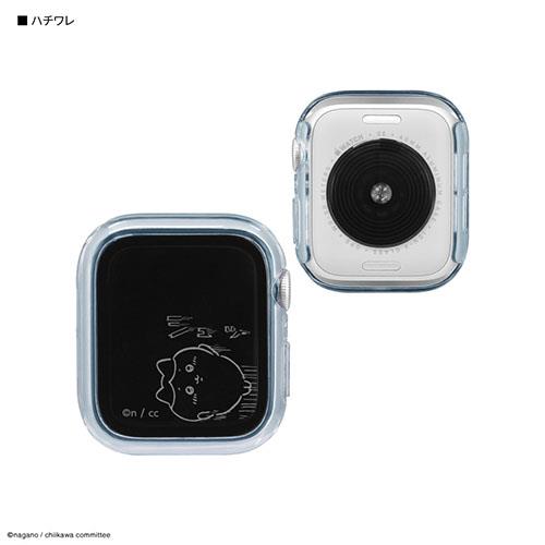 グルマンディーズ(gourmandis) CK-51B(ハチワレ) ちいかわ Apple Watch 40mm 対応 ガラスプロテクターケース