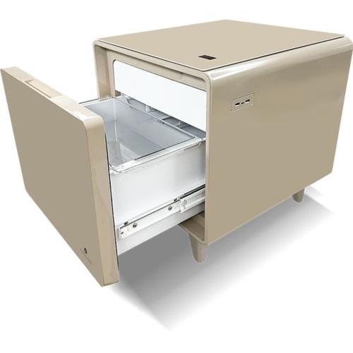 【長期保証付】SAPPHIRE(サファイア) SAPPHIRE by LOOZER SMART TABLE STB30 TOFFEE 冷蔵庫付きスマートテーブル 1ドア 30L