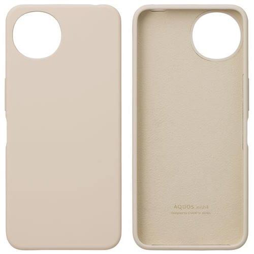 シャープ(SHARP) AQUOS wish 4 純正 シリコンケース ホワイト XN-Z02SG-W