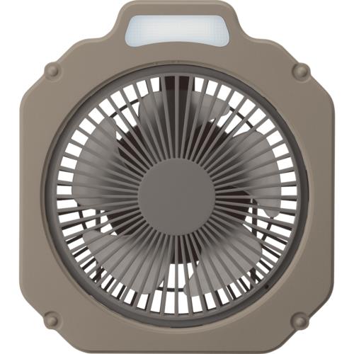 ドウシシャ(Doshisha) FBY-141BBR ブラウン Wind GEAR 14cm DC アウトドアファン USB充電式