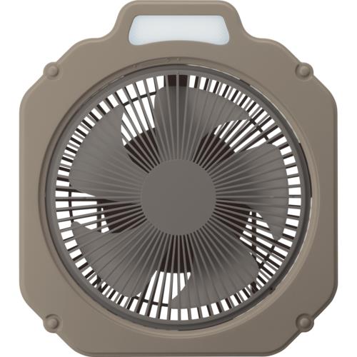 ドウシシャ(Doshisha) FBY-202BBR(ブラウン) Wind GEAR 20cm DC アウトドアファン USB充電式