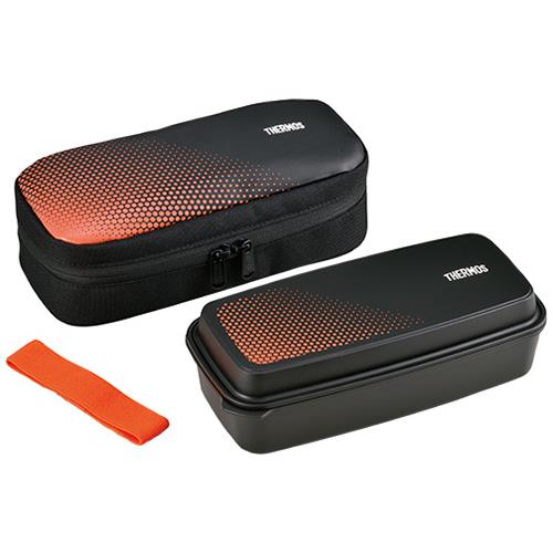 サーモス(THERMOS) DJO-600 BKOR(ブラックオレンジ) フレッシュランチボックス