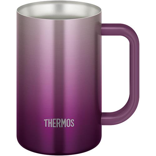 サーモス(THERMOS) JDK-601C-PL(パープル) 真空断熱ジョッキ 0.6L
