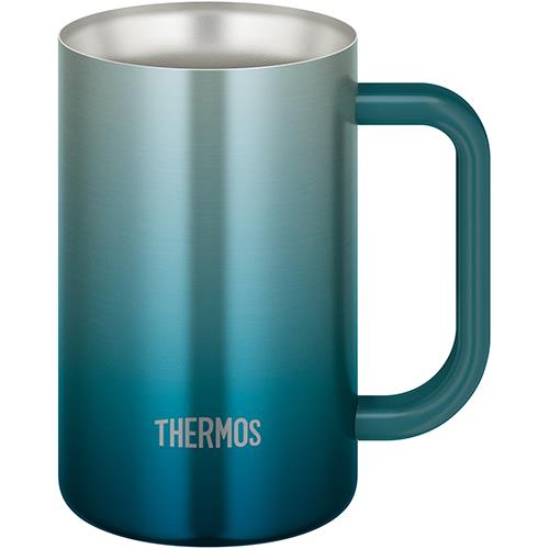 サーモス(THERMOS) JDK-601C-BLGR(ブルーグリーン) 真空断熱ジョッキ 0.6L