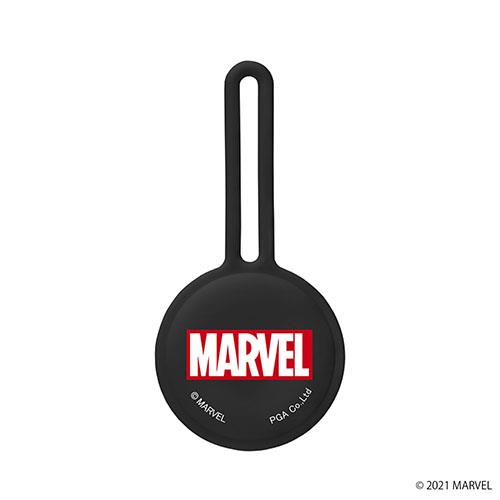 PGA PG-DATSC09MVL(ロゴ) AirTag用 抗菌シリコンストラップ