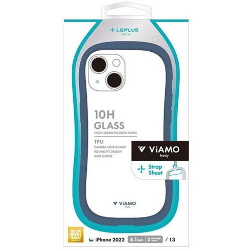 MSソリューションズ LN-IM22VMFNV(ネイビー) iPhone 14用 耐傷･耐衝撃ハイブリッドケース ViAMO freely