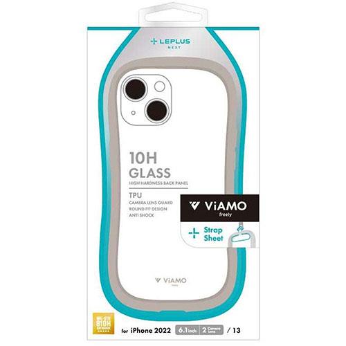 MSソリューションズ LN-IM22VMFBG ベージュ iPhone 14用 耐傷･耐衝撃ハイブリッドケース ViAMO freely