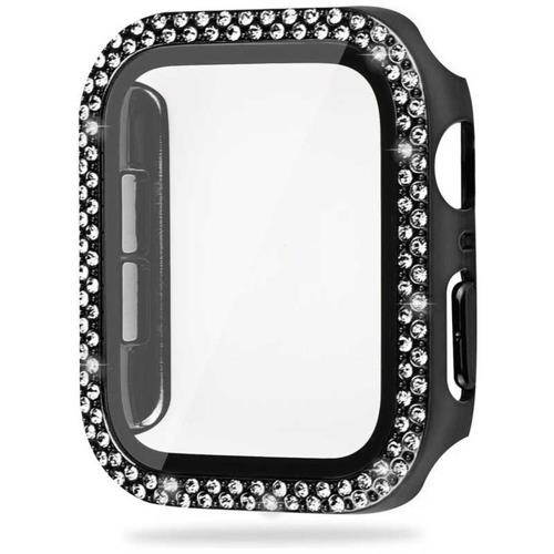 Royal Monster(ロイヤルモンスター) RM-8045LBK(ブラック) Apple Watch 保護カバー 44mm ラインストーンタイプ