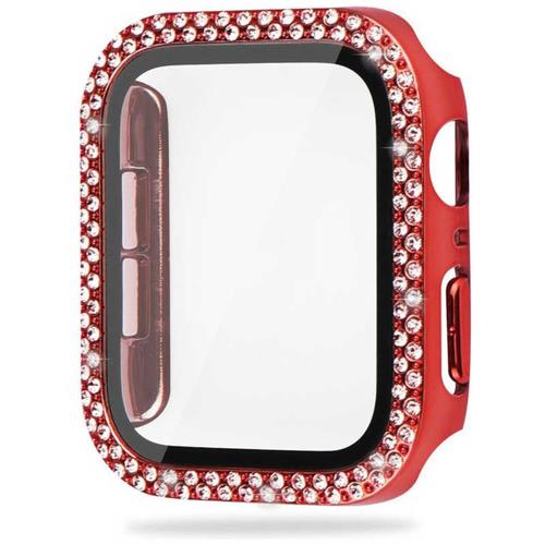 Royal Monster(ロイヤルモンスター) RM-8045LRD(レッド) Apple Watch 保護カバー 44mm ラインストーンタイプ