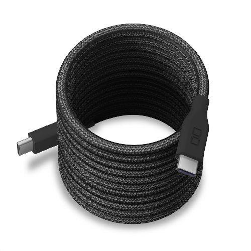 CIO(シーアイオー) CIO-NLSC30000-CC2-LBK ライトブラック スパイラルケーブル CtoC 2m