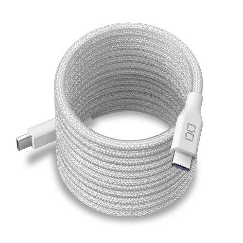 CIO(シーアイオー) CIO-NLSC30000-CC2-NWH ナチュラルホワイト スパイラルケーブル CtoC 2m