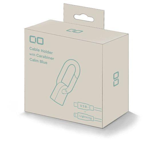 CIO(シーアイオー) CIO-CHD-CL-CBL カームブルー カラビナ付きケーブルホルダーCtoL