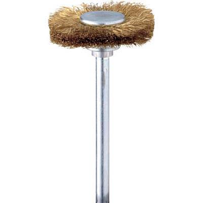 ミニター FC4132 金属ブラシ ホイール 真鍮 φ25 3本入