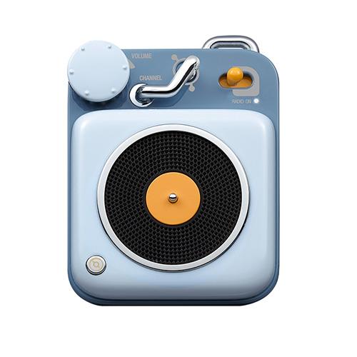 MUZEN(ミューゼン) MW-P1ISB(スカイブルー) BUTTON Bluetooth対応 ポータブルスピーカー