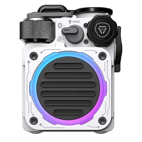 MUZEN(ミューゼン) MWPVXLW ホワイト CYBER CUBE Bluetooth対応 ポータブルスピーカー