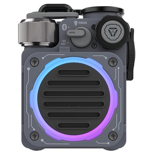 MUZEN(ミューゼン) MWPVXLG グレー CYBER CUBE Bluetooth対応 ポータブルスピーカー