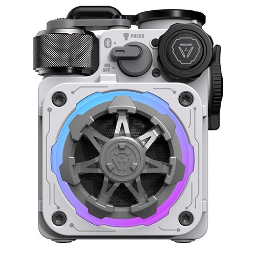 MUZEN(ミューゼン) MWPVXLIPMW(ホワイト) CYBERCUBE Premium Bluetooth対応 ポータブルスピーカー