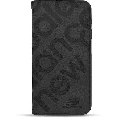 エム・ディー・シー(エムディーシー) md755361 iPhone16Pro用 new balance 手帳ケース スタンプロゴスエード ブラック