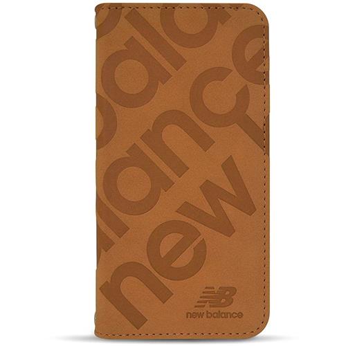 エム・ディー・シー(エムディーシー) md755363 iPhone16Pro用 new balance 手帳ケース スタンプロゴスエード キャメル