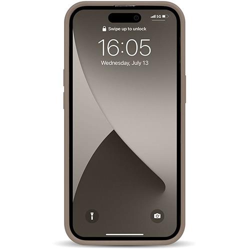 エム・ディー・シー(エムディーシー) md755382 iPhone16用 new balance ｶｰﾄﾞ収納付き背面ｹｰｽ ｽﾀﾝﾌﾟﾛｺﾞｽｴｰﾄﾞ グレージュ