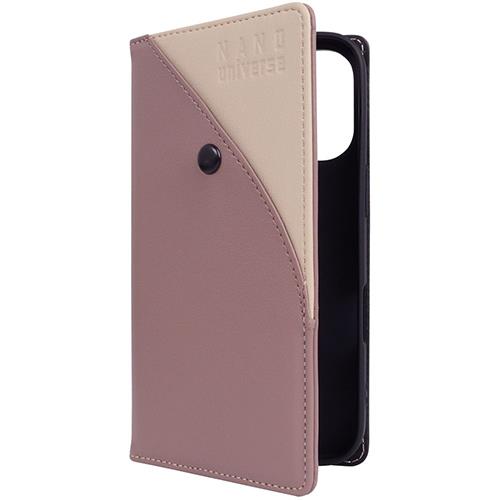 エム・ディー・シー(エムディーシー) md755444 iPhone16用 nano universe 手帳ケース バイカラー ココア