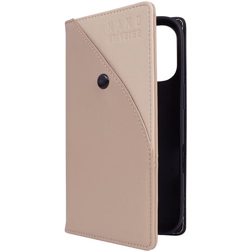 エム・ディー・シー(エムディーシー) md755453 iPhone16Pro用 nano universe 手帳ケース バイカラー ベージュ