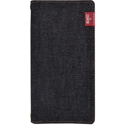 エム・ディー・シー(エムディーシー) md755522 iPhone16ProMax用 EDWIN 手帳ケース タグデニム ブラック