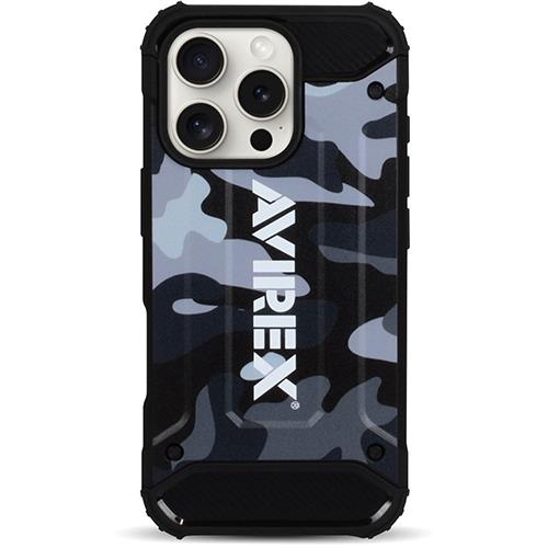 エム・ディー・シー(エムディーシー) md755591 iPhone16Pro用 AVIREX 耐衝撃ケース アーミータフ 迷彩