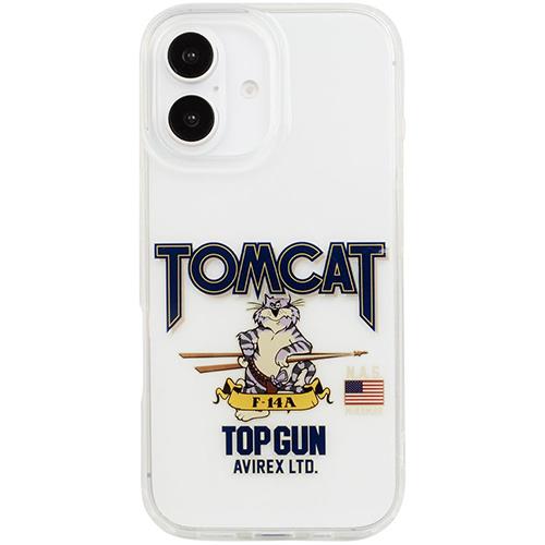 エム・ディー・シー(エムディーシー) md755612 iPhone16用 AVIREX TPUクリアケース トムキャット