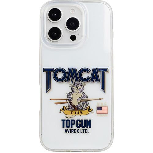 エム・ディー・シー(エムディーシー) md755622 iPhone16Pro用 AVIREX TPUクリアケース トムキャット
